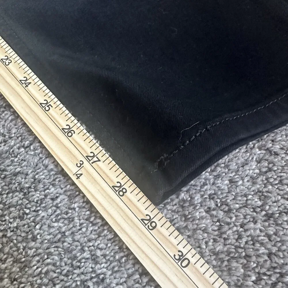 Levis 502 Jeans Mens 36x30 Black Regular Tapered Mid Rise Stretch Modern Denim